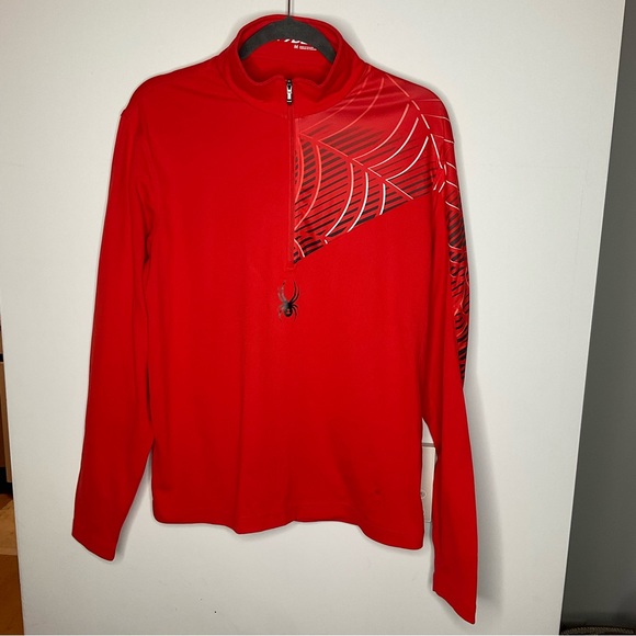 Spyder Zip Pullover Athletic Top - Picture 2 of 8